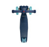 Самокат Трехколесный Складной, со Светящимися Колесами, Синий - MSC-J072002D