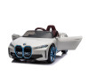 Детский электромобиль BMW I4 (полный привод, 12V) - JE1009-WHITE