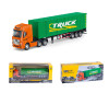 Металлический грузовик контейнеровоз HUI NA TOYS масштаб 1:50 - HN1732-GREEN