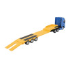 Металлический грузовик трейлер HUI NA TOYS масштаб 1:50 - HN1730-YELLOW