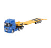 Металлический грузовик трейлер HUI NA TOYS масштаб 1:50 - HN1730-YELLOW