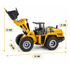 Радиоуправляемый погрузчик бульдозер HUI NA TOYS 1:14 2.4G - HN1583