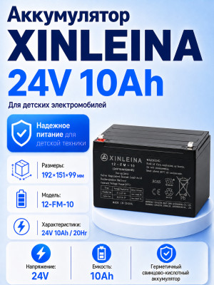 Аккумулятор XINLEINA 24V10Ah/20HR 12-FM-10 - X-12FM10