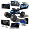 Радиоуправляемый синий краулер амфибия (2 АКБ 7.4В, свет, 1:10) - C1201W-BLUE-V2