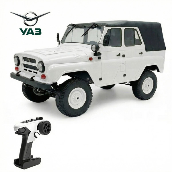 Радиоуправляемая машина УАЗ 469 белый 1:12 - WPLC94-WHITE Радиоуправляемая машина УАЗ 469 белый 1:12 - WPLC94-WHITE