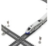 Железная дорога, скоростной поезд, дорожные знаки, длина полотна 365 см - BSQ-2182