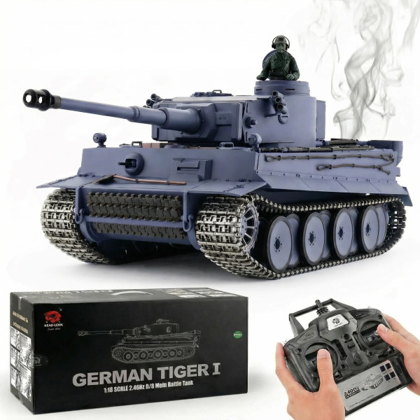Радиоуправляемый танк Heng Long German Tiger MS version V7.0 масштаб 1:16 2.4G - 3818-1-UpgA-V7 Радиоуправляемый танк Heng Long German Tiger MS version V7.0 масштаб 1:16 2.4G - 3818-1-UpgA-V7