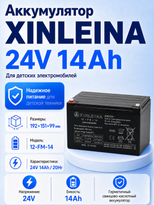 Аккумулятор XINLEINA 24V14Ah/20HR 12-FM-14 - X-12FM14