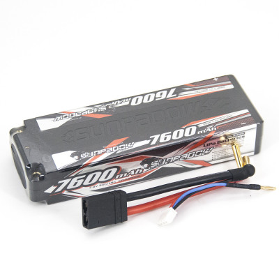 Аккумулятор Sunpadow Li-Po 7.4V 7600 45C S TRX plug - SP-7600-2-45C-S-T