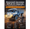 Радиоуправляемая грузовая машина WPL Синий 1:16 - WPLB-24