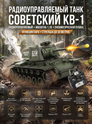 Радиоуправляемый танк R-WINGS Советский КВ-1 - RWG021-844