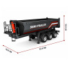 Полуприцеп-самосвал для тягача HN1501 - HN1509-BLACK