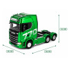 Радиоуправляемый тягач Scania HUINA масштаб 1:18 - HN1501-GREEN