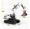 Радиоуправляемый экскаватор белый HUI NA TOYS масштаб 1:14 2.4G - HN1594-WHITE