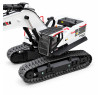 Радиоуправляемый экскаватор белый HUI NA TOYS масштаб 1:14 2.4G - HN1594-WHITE