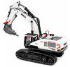 Радиоуправляемый экскаватор белый HUI NA TOYS масштаб 1:14 2.4G - HN1594-WHITE