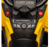 Детский квадроцикл двухместный BRP Can-Am Outlander (24V, полный привод, желтый) - DK-CA005-YELLOW
