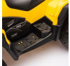 Детский квадроцикл двухместный BRP Can-Am Outlander (24V, полный привод, желтый) - DK-CA005-YELLOW