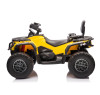 Детский квадроцикл двухместный BRP Can-Am Outlander (24V, полный привод, желтый) - DK-CA005-YELLOW