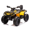 Детский квадроцикл двухместный BRP Can-Am Outlander (24V, полный привод, желтый) - DK-CA005-YELLOW