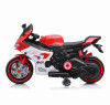 Детский электромотоцикл Ducati (12V, EVA, ручка газа, спидометр) - FT-821-RED-WHITE