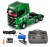 Радиоуправляемый тягач Scania HUINA масштаб 1:18 - HN1501PRO-GREEN