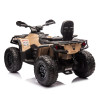 Детский квадроцикл двухместный BRP Can-Am Outlander (24V, полный привод, хаки) - DK-CA005-KHAKI