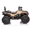 Детский квадроцикл двухместный BRP Can-Am Outlander (24V, полный привод, хаки) - DK-CA005-KHAKI