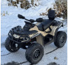 Детский квадроцикл двухместный BRP Can-Am Outlander (24V, полный привод, хаки) - DK-CA005-KHAKI