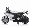 Детский электромотоцикл Ducati (12V, EVA, ручка газа, спидометр) - FT-821-WHITE
