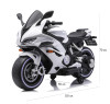Детский электромотоцикл Ducati (12V, EVA, ручка газа, спидометр) - FT-821-WHITE