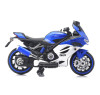 Детский электромотоцикл Ducati (12V, EVA, ручка газа, спидометр) - FT-921-BLUE-WHITE