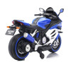 Детский электромотоцикл Ducati (12V, EVA, ручка газа, спидометр) - FT-921-BLUE-WHITE