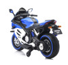 Детский электромотоцикл Ducati (12V, EVA, ручка газа, спидометр) - FT-921-BLUE-WHITE