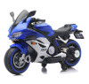 Детский электромотоцикл Ducati (12V, EVA, ручка газа, спидометр) - FT-921-BLUE-WHITE
