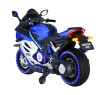 Детский электромотоцикл Ducati (12V, EVA, ручка газа, спидометр) - FT-921-BLUE-WHITE