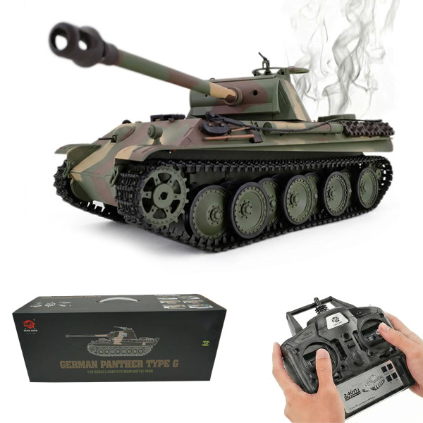 Радиоуправляемый танк Heng Long Panther Type G Original V7.0 масштаб 1:16 RTR 2.4G - 3879-1 V7.0 Радиоуправляемый танк Heng Long Panther Type G Original V7.0 масштаб 1:16 RTR 2.4G - 3879-1 V7.0