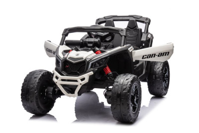 Детский электромобиль Багги Can-Am Maverick (24V, полный привод, белый) - DK-CA003-WHITE