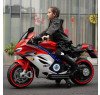 Детский электромотоцикл Ducati (12V, EVA, ручка газа, спидометр) - FT-921-RED-WHITE