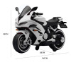 Детский электромотоцикл Ducati (12V, EVA, ручка газа, спидометр) - FT-921-WHITE