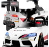 Электромобиль каталка 3in1 Toyota GR SUPRA GT4 (6V, EVA, ручка, пульт) - SMT-519B-WHITE