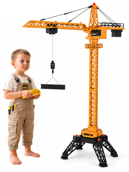 Радиоуправляемый башенный кран HUI NA TOYS масштаб 1:14 2.4G - HN1585 Радиоуправляемый башенный кран HUI NA TOYS масштаб 1:14 2.4G - HN1585