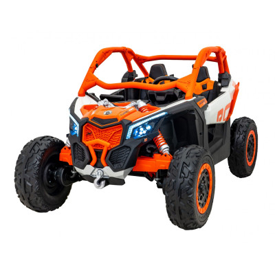 Детский электромобиль Багги Can-Am Maverick Turbo RR (24V, полный привод, оранжевый) - DK-CA001-ORANGE