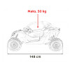 Детский электромобиль Багги Can-Am Maverick Turbo RR (24V, полный привод, версия RS) - DK-CA001-RS