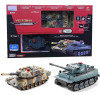 Радиоуправляемый танковый бой VS Tank Huan Qi Abrams vs Tiger 1:32 2.4G - HQ5001