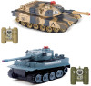 Радиоуправляемый танковый бой VS Tank Huan Qi Abrams vs Tiger 1:32 2.4G - HQ5001