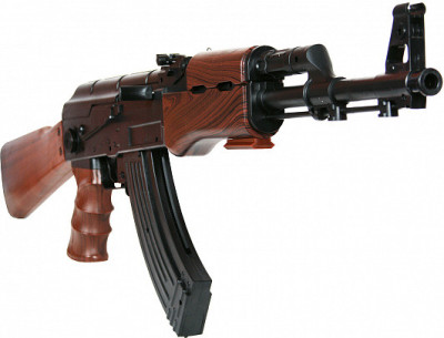 Автомат АК-47 с пружинным механизмом (88 см, пневматика) - 0808A