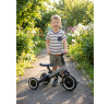 Детский беговел-велосипед 4в1 с родительской ручкой, темно-серый - TR007-DARK-GREY