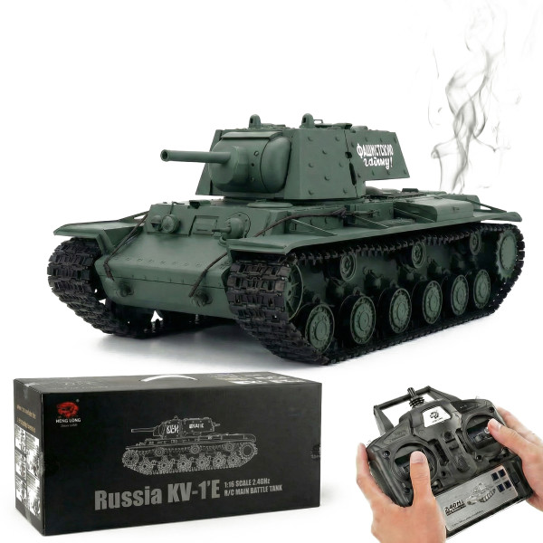 Радиоуправляемый танк Heng Long KV-1 V7.0 масштаб 1:16 RTR 2.4G - 3878-1 V7.0