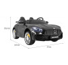 Электромобиль Mercedes-Benz GT R (черный матовый, 4WD, 12V, MP4) - HL289-MATTE-BLACK-MP4
